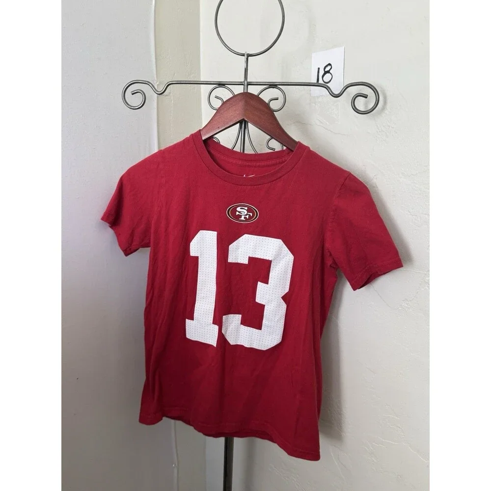 Nike San Francisco 49ers Brock Purdy #13 Red Youth Medium Player Tee